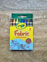 Vintage Crayola Fabric Crayons 8ct - Rare 2009 Discontinued US Import 52-5008