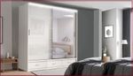 Premium Sliding Door Wardrobe with Mirror Panel and Luxury Storage Features