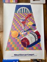 Milton Glaser Campari Advertsing Poster / Signed Original Print