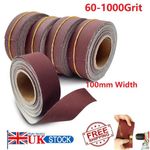 60-1000Grit Emery Burnish Tools Cloth Roll Abrasive Sand Paper Sanding Sheets