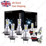 For Mercedes C-Class W203 Headlight 2000-2007 White Led Fog Side Light Bulbs 12V