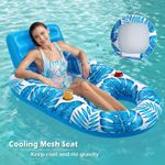 Adult Inflatable Pool Lounger Float Chair – Comfortable Water Raft for Swimming