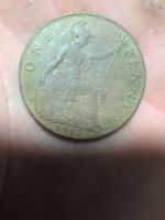 1917 One Penny Coin - King George VI See Photographs