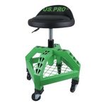 US PRO Mechanics Roller Seat Deluxe Mechanics Rolling Stool 360° Swivel Stool