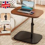 Adjustable C-Shaped Sofa Side End Table Coffee Laptop Table Living Room Bedroom