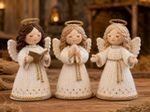 Nativity Singing Angel Choir Knitted Knitting DK Pattern Only Christmas