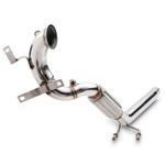 STAINLESS EXHAUST FRONT DECAT DOWNPIPE FOR VW GOLF MK7 1.4 TSI 13-17