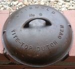 Griswold No. 8 Cast Iron Tite-Top Dutch Oven Lid 2551 LID ONLY (R)
