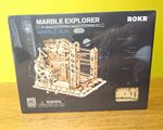 ROKR Marble Explorer LG503 Wooden 3D Marble Run Puzzle Model Kit Brown