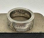 Morgan Silver Dollar Coin Ring - Sizes 8-15