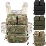 KRYDEX Tactical Zip-on MOLLE Panel Combat Zip Pack for CPC/JPC2.0 Plate Carrier