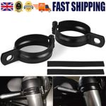 2X Motorcycle Front Fork Clamp Turn Signal Light Mount Bracket Holder 37-50mm