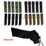 20 pcs/set Handgun Pistol Gun Socks Storage Sleeves Silicone Treated Pouches New