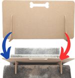 Dog Stopper for Stairs | Freestanding Pet Gate for Doors Patio Hallway No Drill