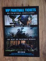 UK VIP Paintball Tickets For 10 People. Voucher Code. 100% Genuine. RRP £159.50
