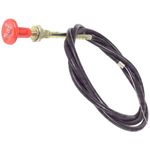 Universal Pull to stop Engine Fuel cut off cable Red 1545mm 1.5m 60" 60 inch UK