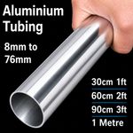 Aluminium Round Tube Pipe Many sizes lengths Aluminum Alloy Straights Sections
