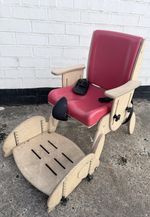 Smirthwaite Juni SIZE 2 + Adjustable Footrest  Child Support Chair Red + Strap