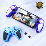 For PS Portal Game Silicone Protective Case Anti-Drop Protective Cover + Keycaps