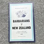 Barbarians v New Zealand Rugby Programme Cardiff Arms Park 27 Jan 1973