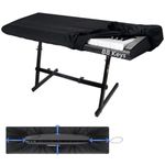 61/88 Piano Keyboard Dust Cover Electronic Piano Cover With Retractable Buckle