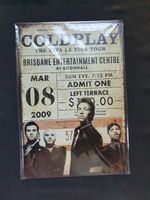 Coldplay Metal Sign Plaque Poster English Rock Retro Man Cave Garage FREE P&P
