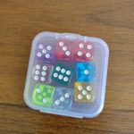 9, 20 Pack Six-Sided Coloured Dice Spot 6 Colours D6 Dice Set 14 MM/0.55 INCH