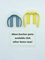 Karcher K2 Grey + Yellow Clip / Clamp Twin Pack Hose & Trigger Gun **UK STOCK**