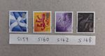 2018. Scotland Pictorial Regionals. 2nd/1st/£1.25/£1.45 UMM. SG S159-S168. #S26