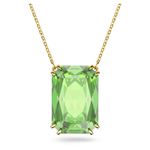Millenia pendant Octagon cut Green Gold-tone plated 5619491 Gift For Her