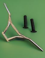 Old school freestyler Bmx Kneesaver handlebars odyssey grips Haro Redline 