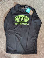 Animal Long Sleeved Rash Vest Black Aged 11-12 New With Labels