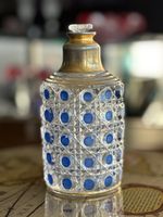 Early Victorian Glass Perfume Bottle Bohemian Glass Period Piece C1840s Antique