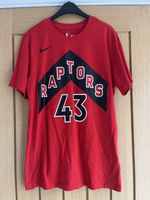 Nike Pascal Siakam #43 Red Toronto Raptors Iconic NBA Basketball T shirt size S