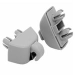2Pcs Car Sun Visor Clip For VW Polo UP Passat Skoda Seat 2012-2015 6R0857561Y20