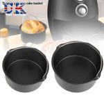 Cake Barrel Roasting Basket Pan Round Non Stick Cake Mold Baking Tray