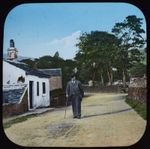 FARMER GIBSONS HARVEST THANKSGIVING NO13 1897 Magic Lantern Slide PHOTO