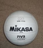 NEW Mikasa VWL 210S Volleyball * Soft Leather * VWL210S Indoor White