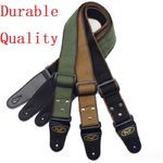 Guitar Strap PU Leather End Adjustable Electric Acoustic Bass Webbing Belt