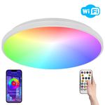 24W LED WiFi Ceiling Light RGB App Control and Remote Smart Colour Changing WF03