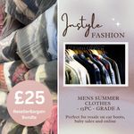  Wholesale Grade A Bundle of 15 Men’s Summer Clothes - Bargain Lot! 