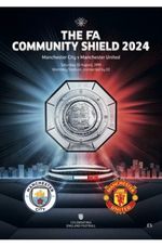 Manchester United vs Manchester City FA Community Shield Programme 10/08/24