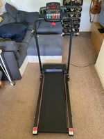 Evolve Foldable Treadmill for Home, level Manual Incline.
