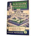 Blackburn Rovers V Tottenham Hotspur 1960/61
