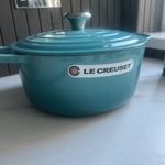 Le Creuset Signature Oval 4.7L 29 cm Blue Caraibean