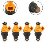 4Pc 0280150943 Fuel Injectors For Ford F150 F250 F350 Lincoln 4.6 5.0 5.4 5.8 XT