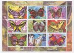 Butterfly 2000 MNH stamp sheetlet
