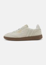 Patrick Lyon Mens Trainers Casual Shoes Off White Gum Sole