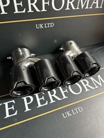 Gloss Black M Carbon Fibre Exhaust Tips BMW 2 4 Series G22 23 G26 42 M240 M440