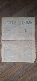 Original United Irishman Newspaper 1904 Republican Troubles History